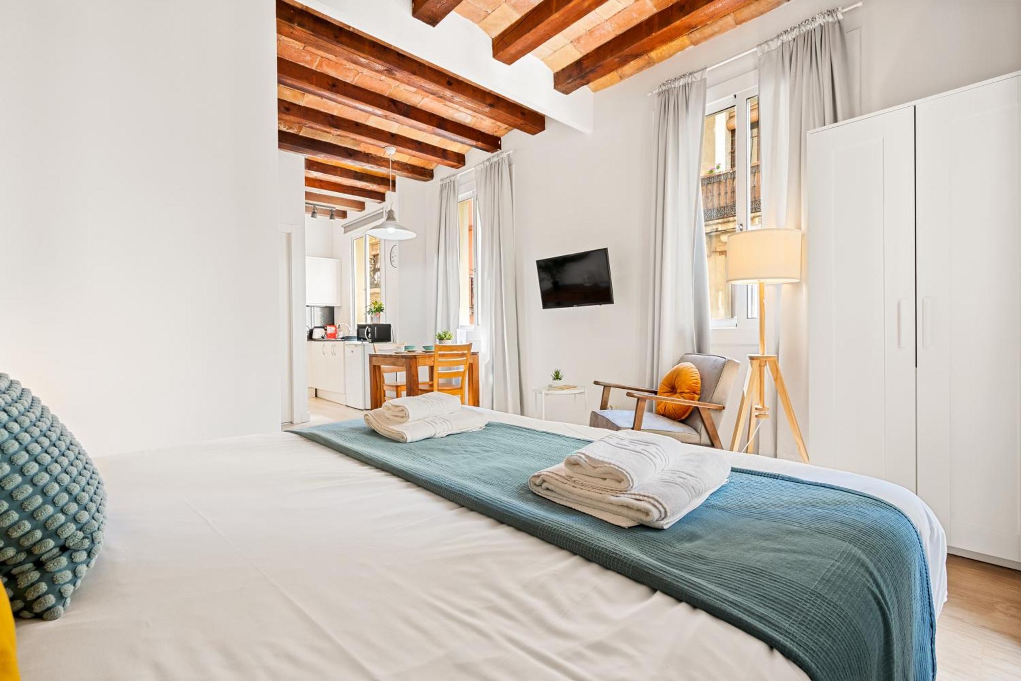 Lodging Apartments Barceloneta Beach Studio P2 外观 照片